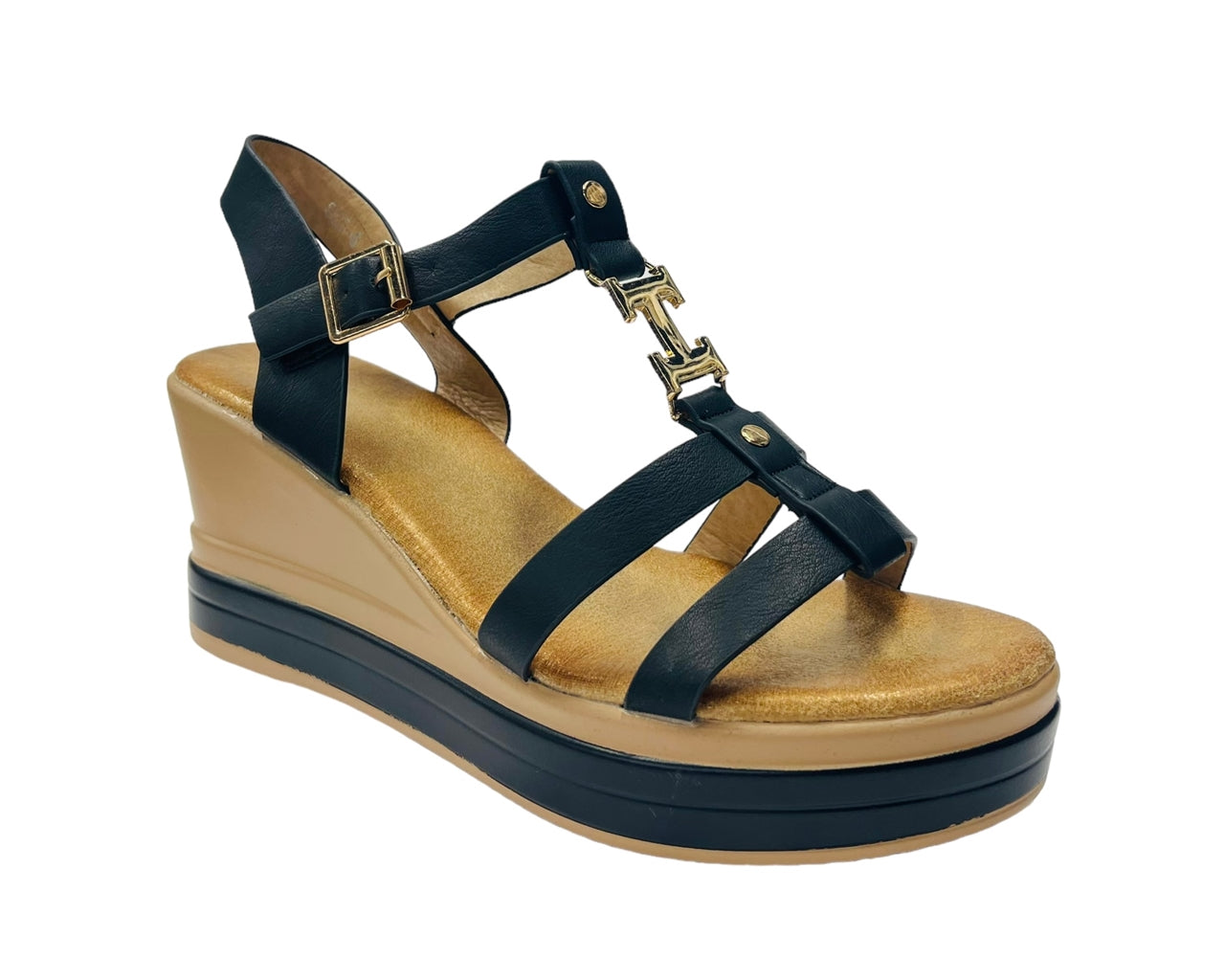 Women's Light Weight Wedge Heel Ankle Strap Sandals