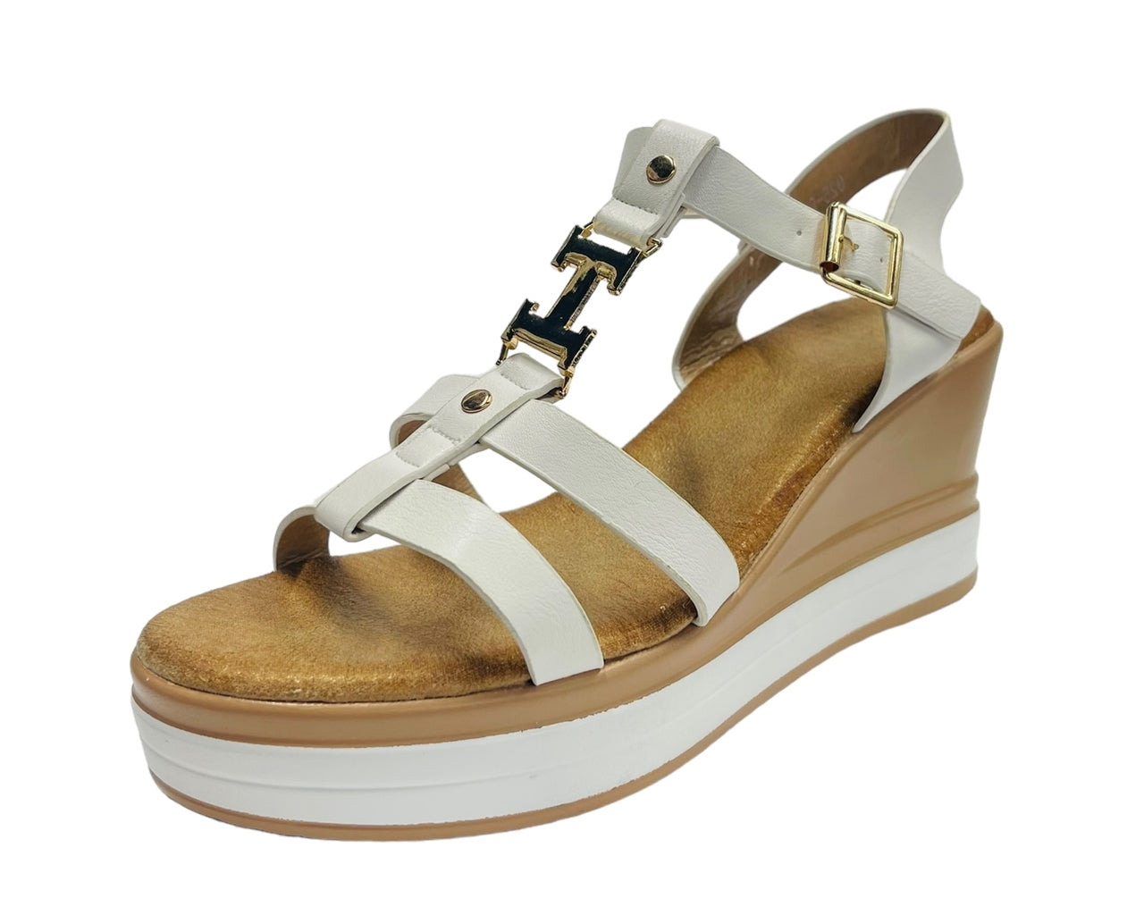 Women's Light Weight Wedge Heel Ankle Strap Sandals