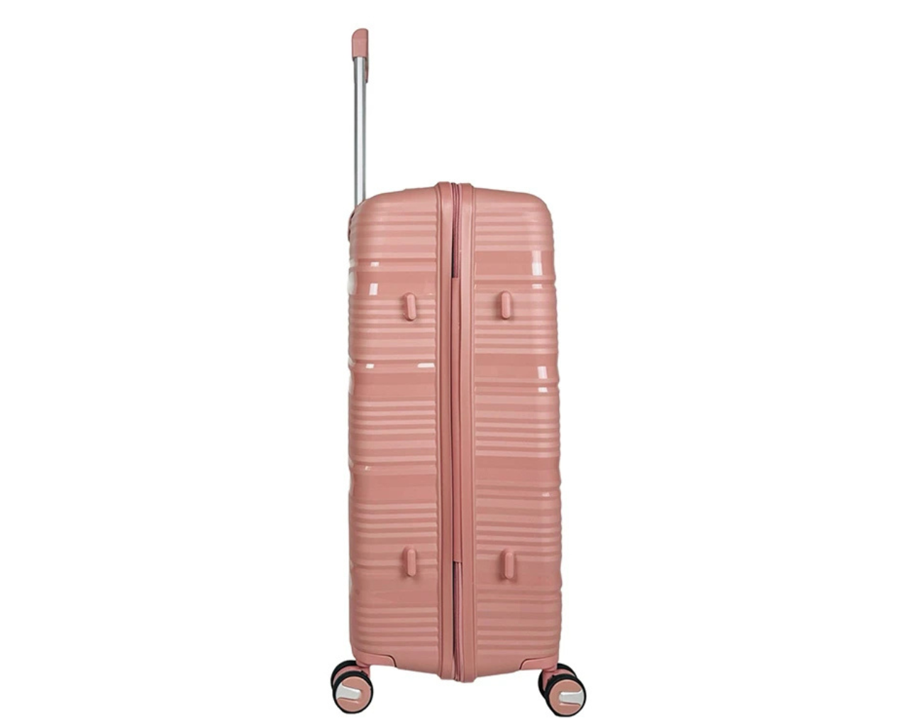 Hard Shell Lightweight Set of 3 Polypropylene Suitcases with Expandable Gusset