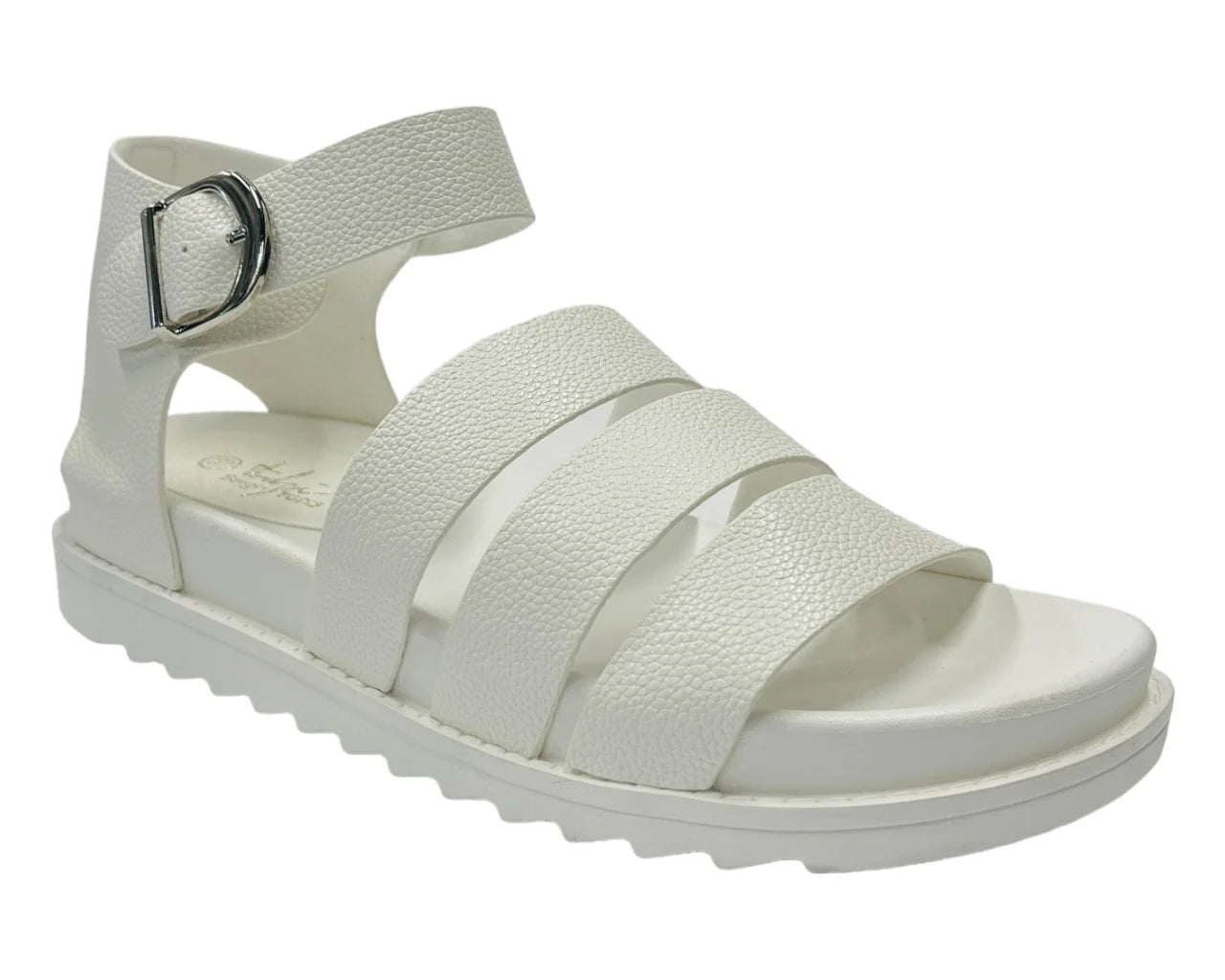 Ankle Strap Flat Sole Gladiator Sandals