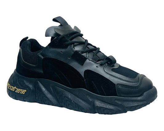 Men's Chunky Sole Lace Up Casual Trainers