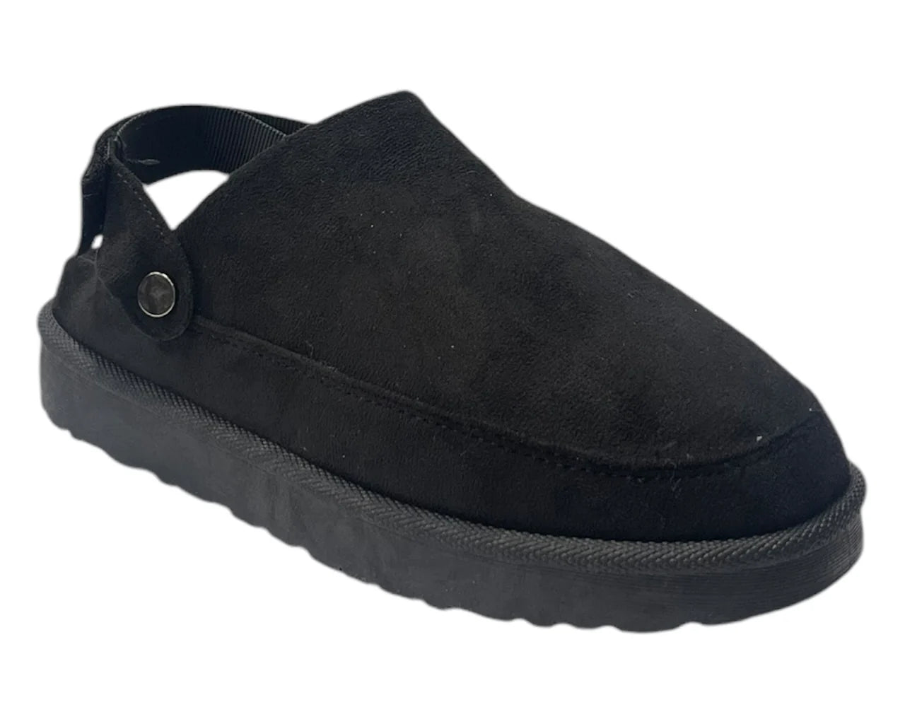 Women'sFaux Fur Lined Strap Flat Shoes