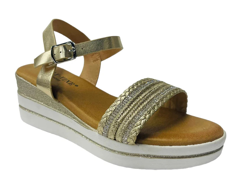 Women's Wedge Heel Ankle Strap Sandals