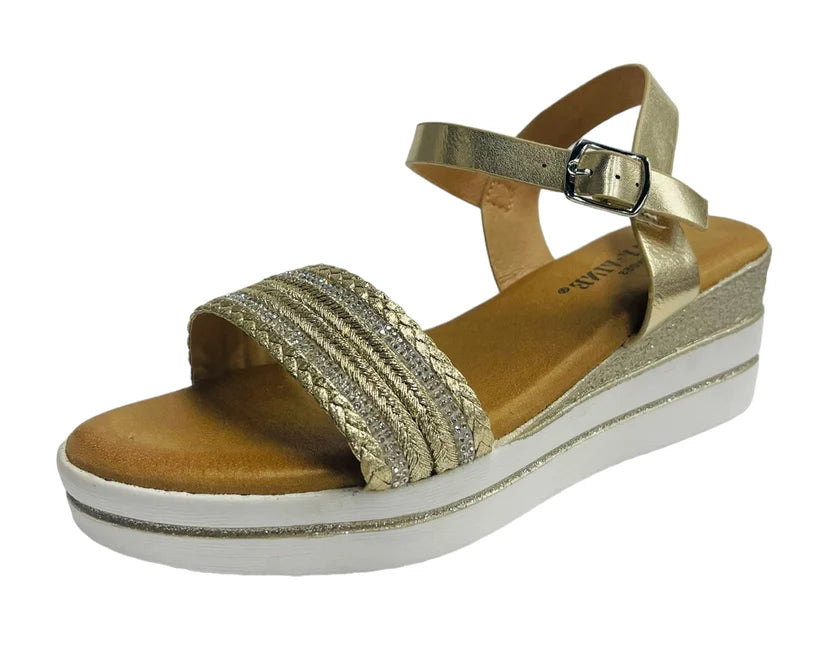 Women's Wedge Heel Ankle Strap Sandals