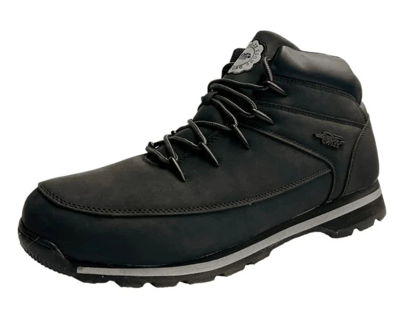 Men's Faux Leather Lace Up Hiking Boots