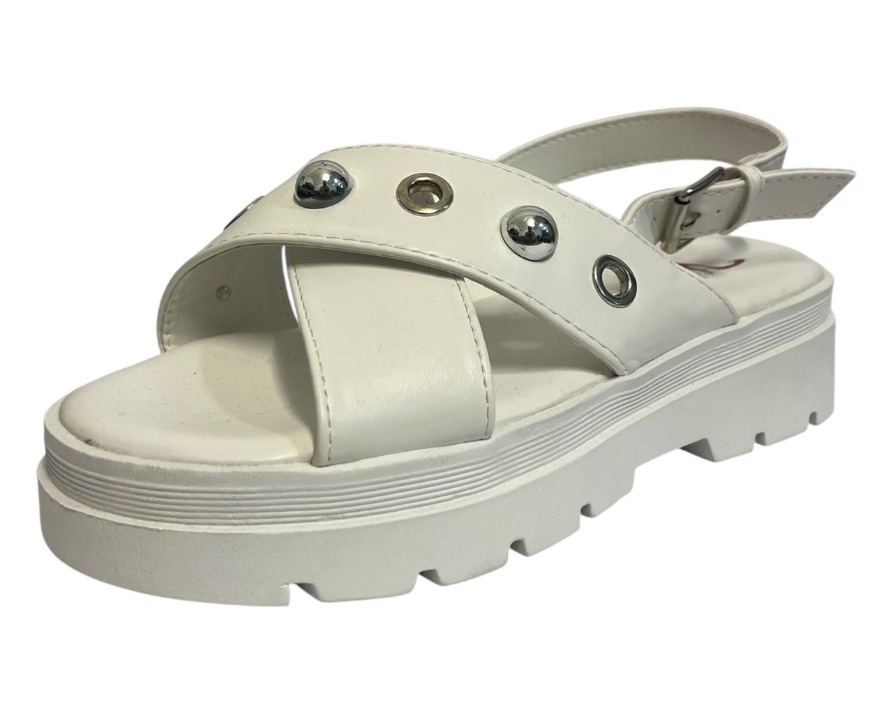Women's Faux Leather Chunky Sole Sandals