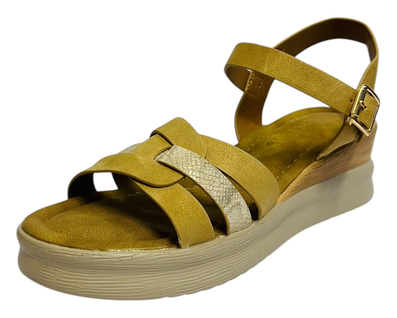 Women's Light Weight  Ankle Strap Padded Wedge Sandals