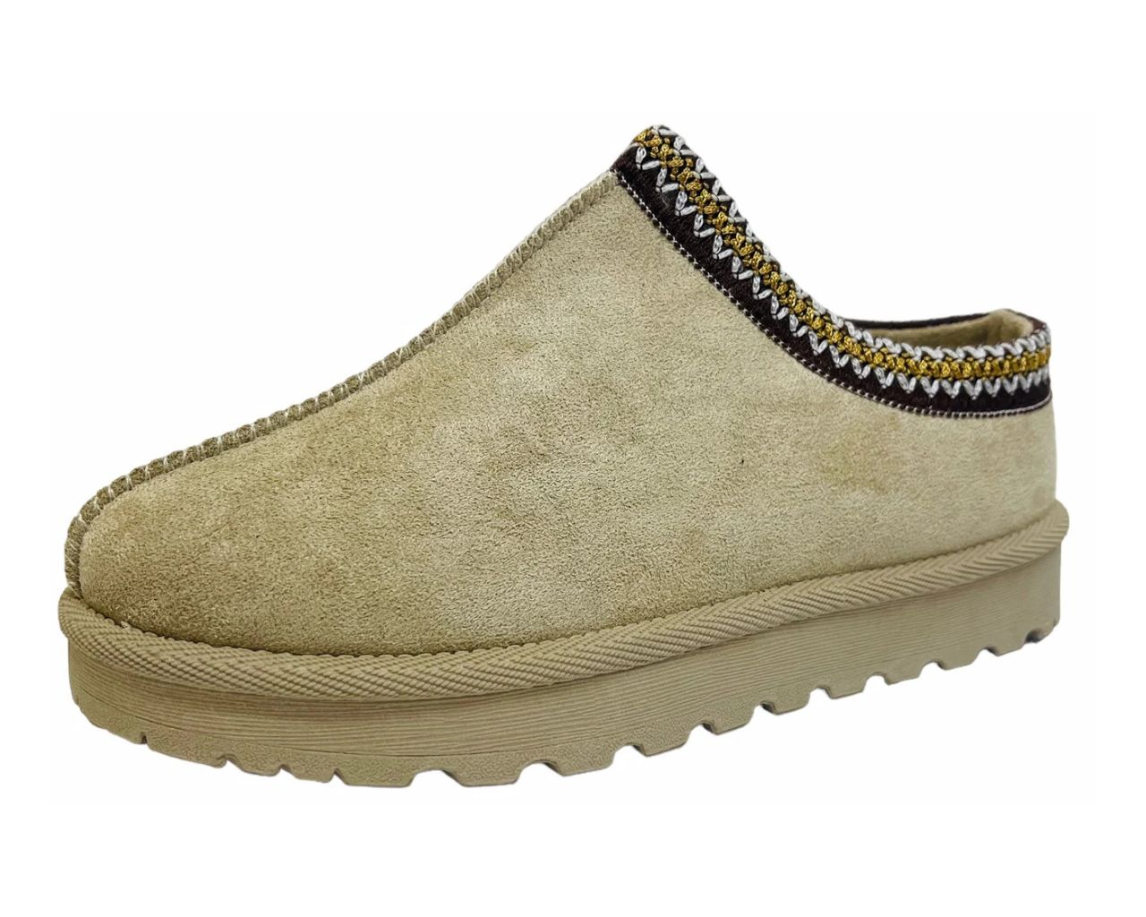 Women's Faux Suede Aztec Flat Sole Shoes