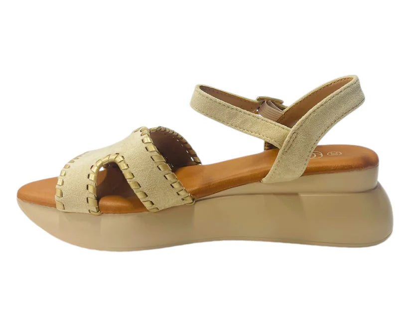 Women's Lightweight Ankle Strap Padded Wedge Sandals