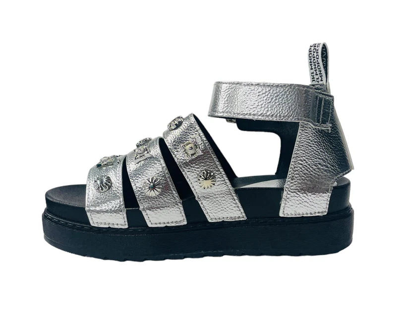 Women's Faux Leather Chunky Sole Gladiator Sandals