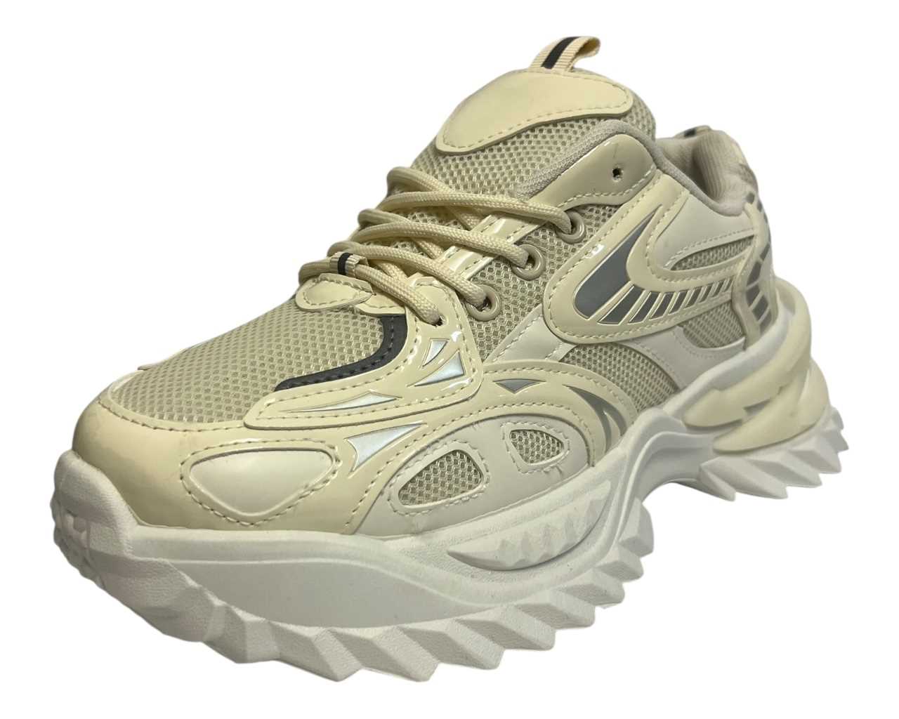 Chunky Sole Lace Up Sports Trainers