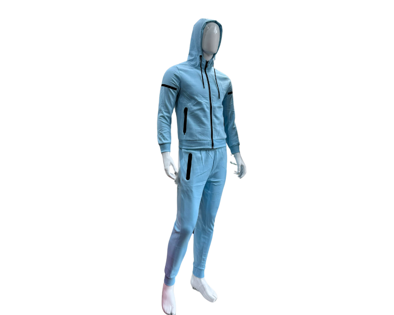 Ladies Slim Fit Pullover Hooded Tracksuit