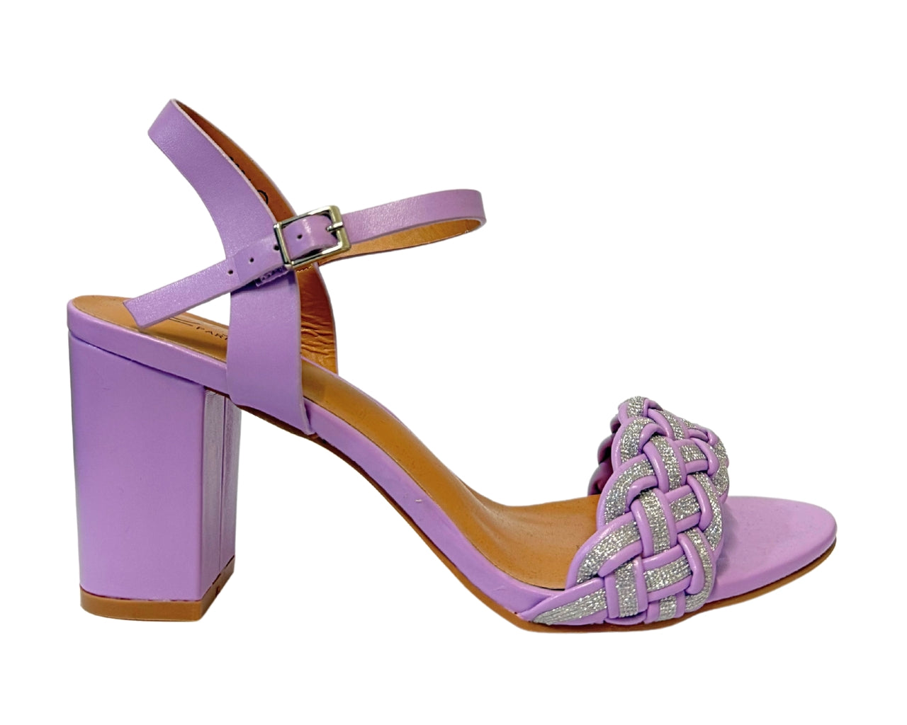 Women's 8081 Block Heel Ankle Strap Shoes