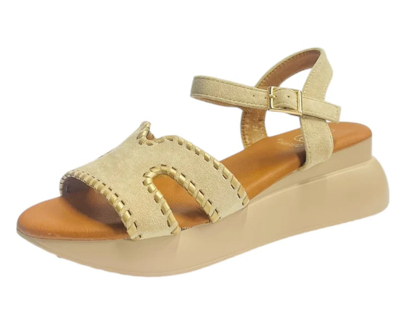 Women's Lightweight Ankle Strap Padded Wedge Sandals