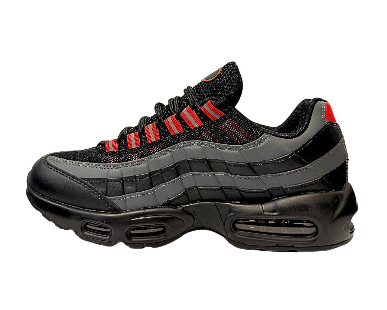 Men's Air Cushioned Sports Flexible Lace Up Trainers