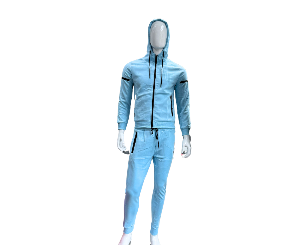 Ladies Slim Fit Pullover Hooded Tracksuit