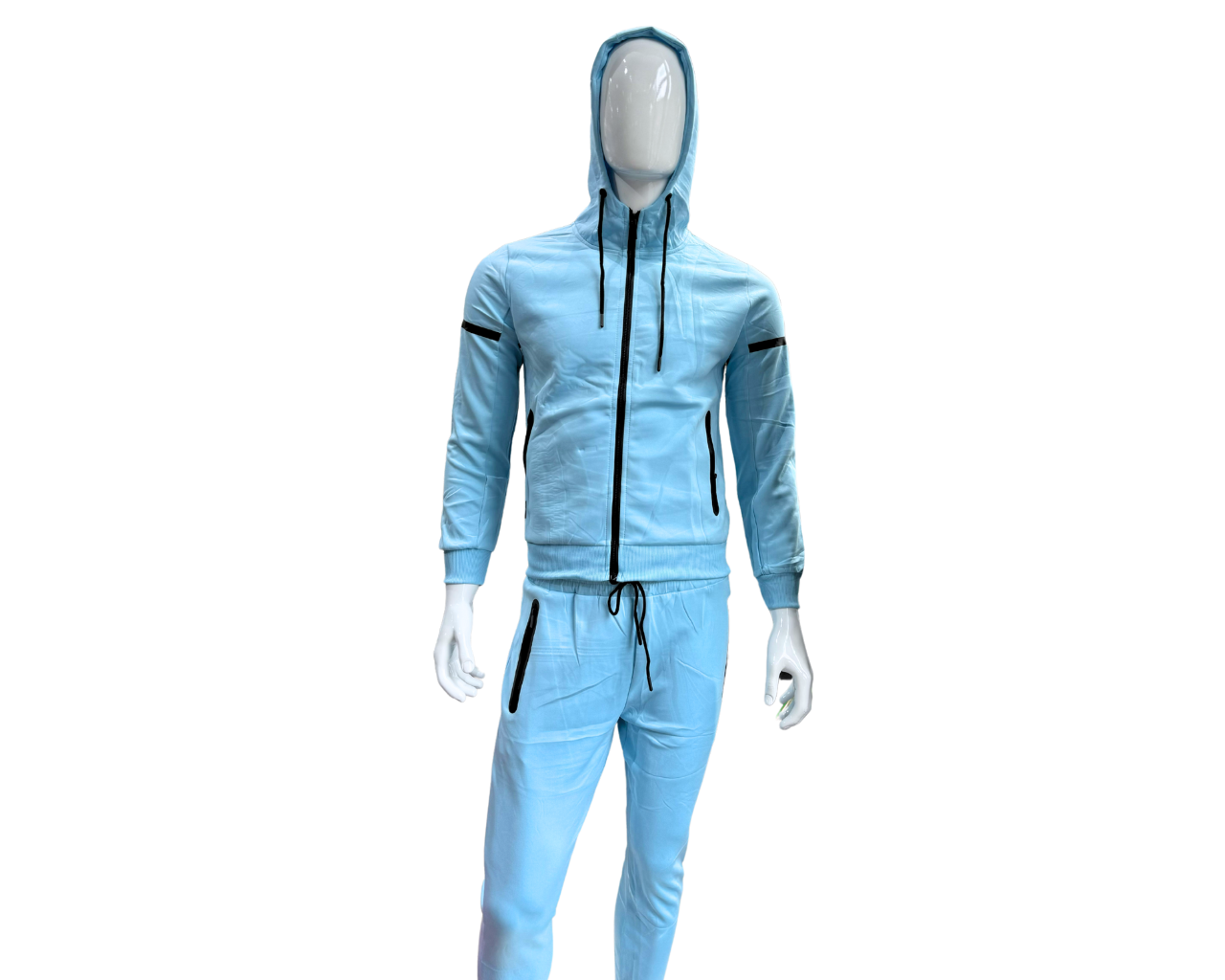 Ladies Slim Fit Pullover Hooded Tracksuit