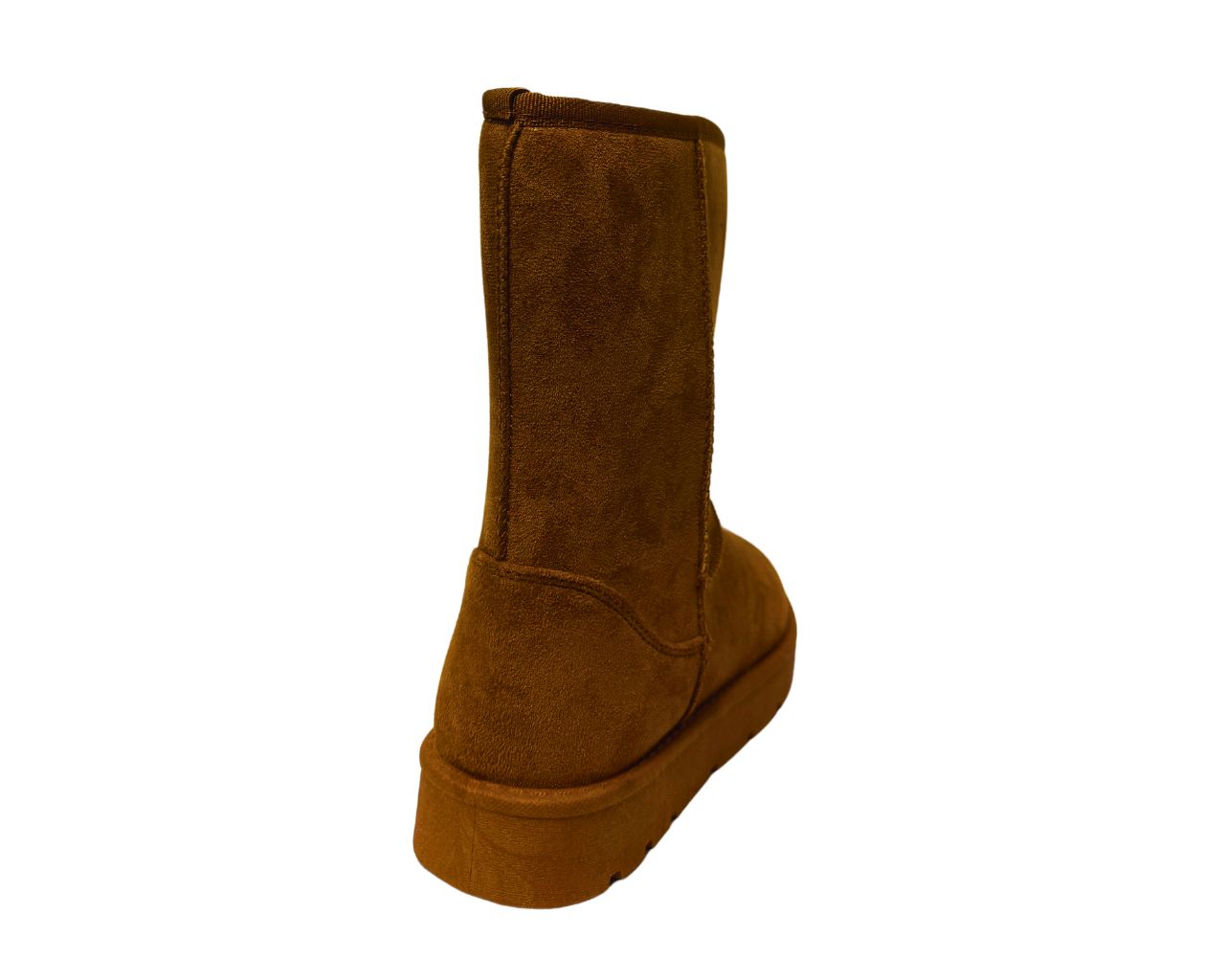 Women's Faux Suede Fur Platform Ankle Boots