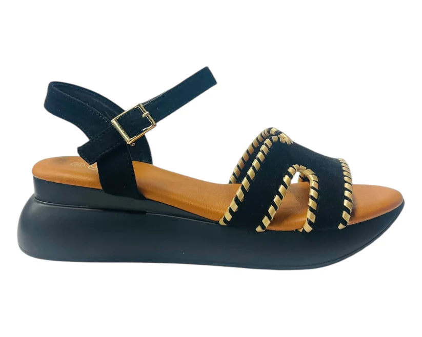 Women's Lightweight Ankle Strap Padded Wedge Sandals