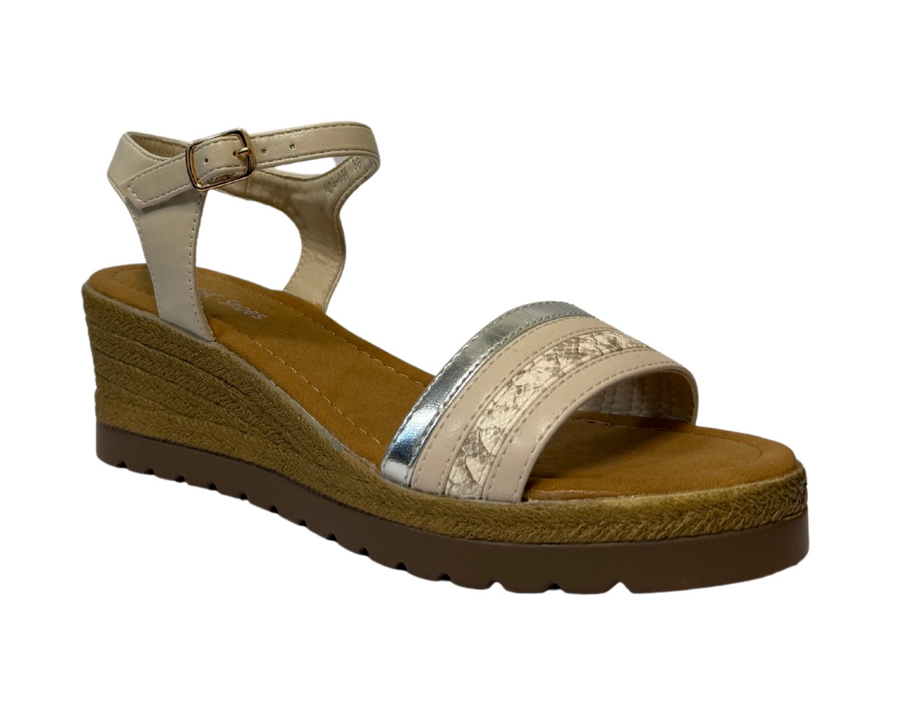 Women's Light Weight Wedge Heel Ankle Strap Sandals