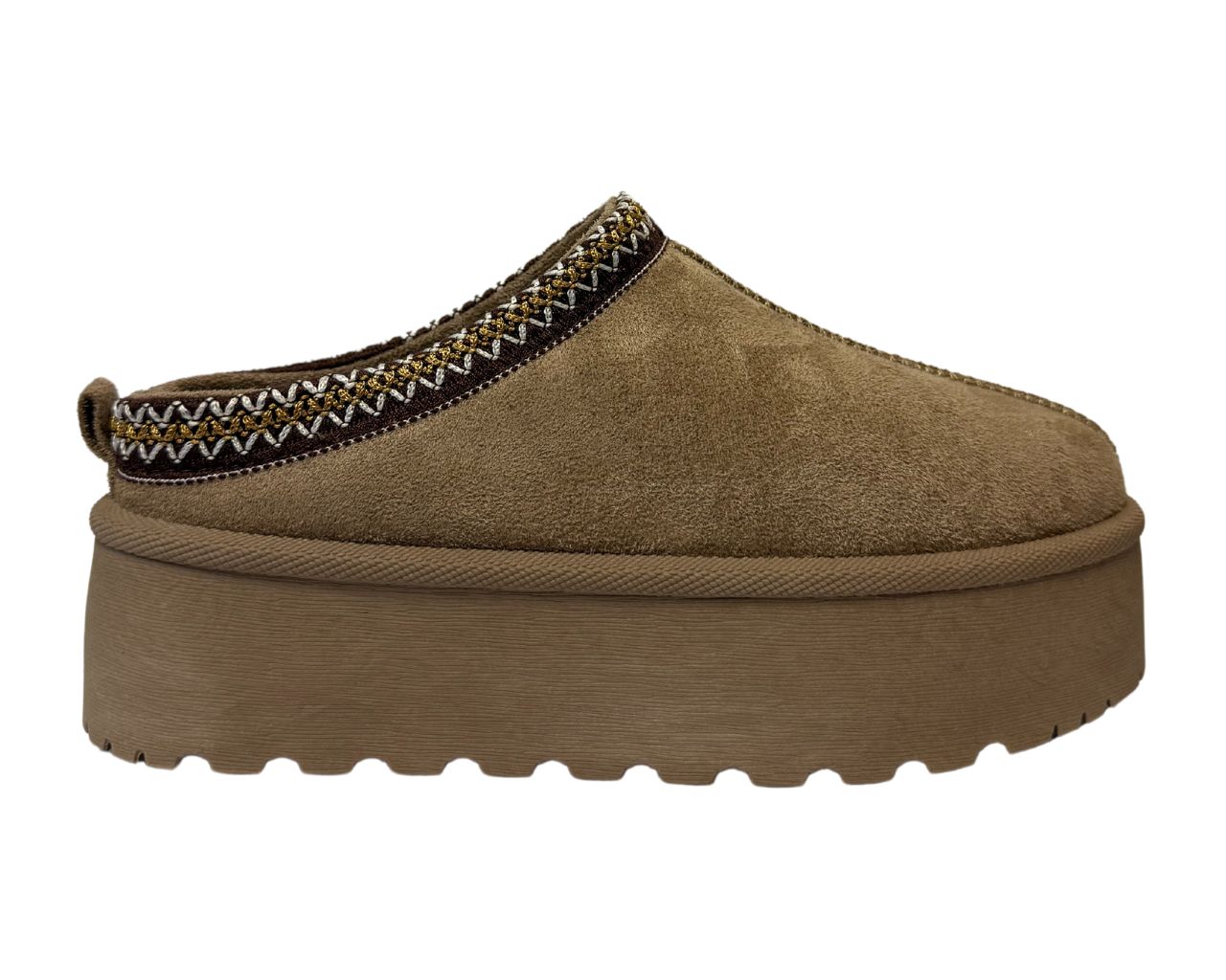 Women's Fold Over Faux Fur Lining Platform Ankle Boots