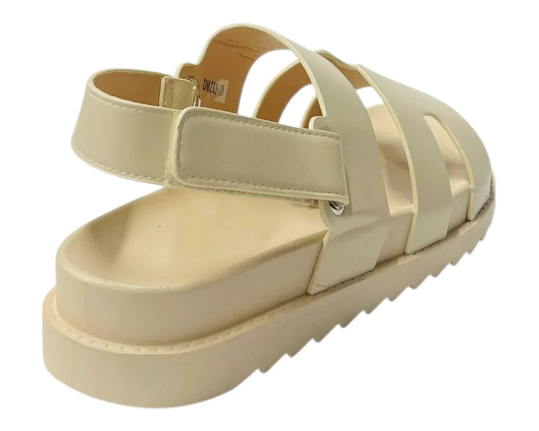 Women's Cut Out Strap Chunky Flatform Sandals