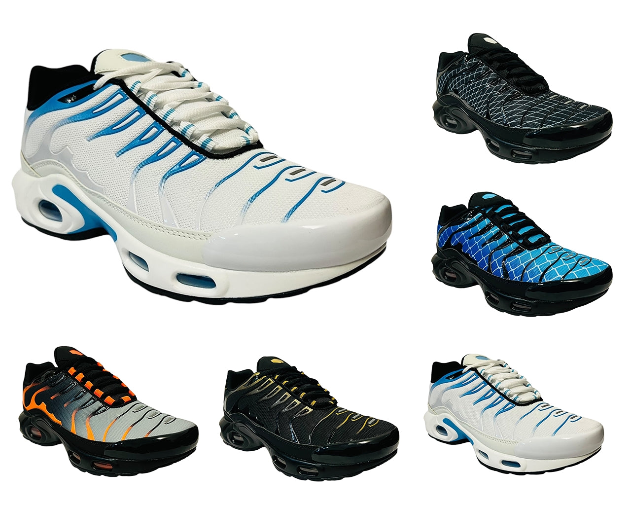 Men's Lace Up Sports Air Cushioned Trainers