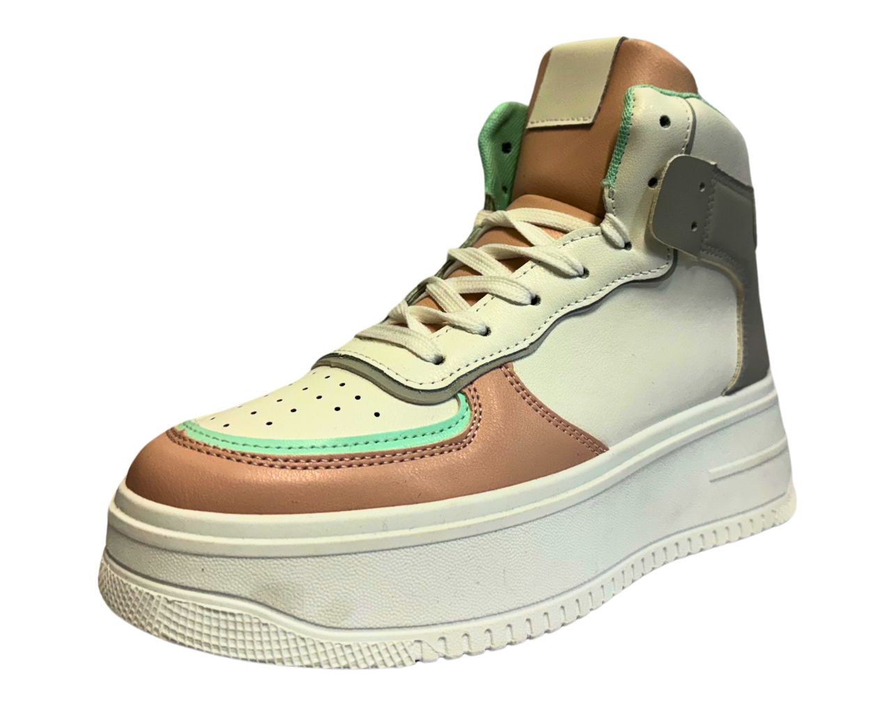 Women's Casual Lace Up Chunky Sole Trainers
