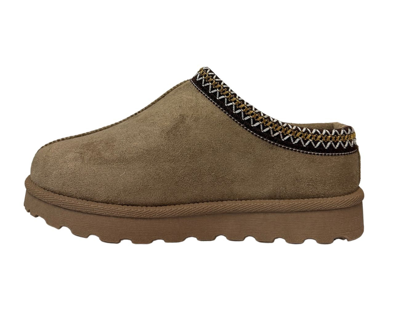 Women's Faux Suede Aztec Flat Sole Shoes