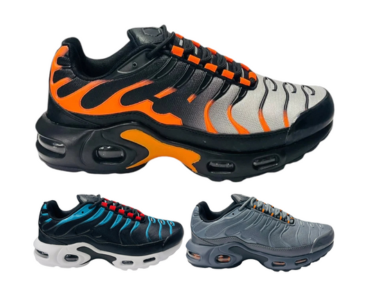 Men's Lace Up Air Cushioned Sports Trainers