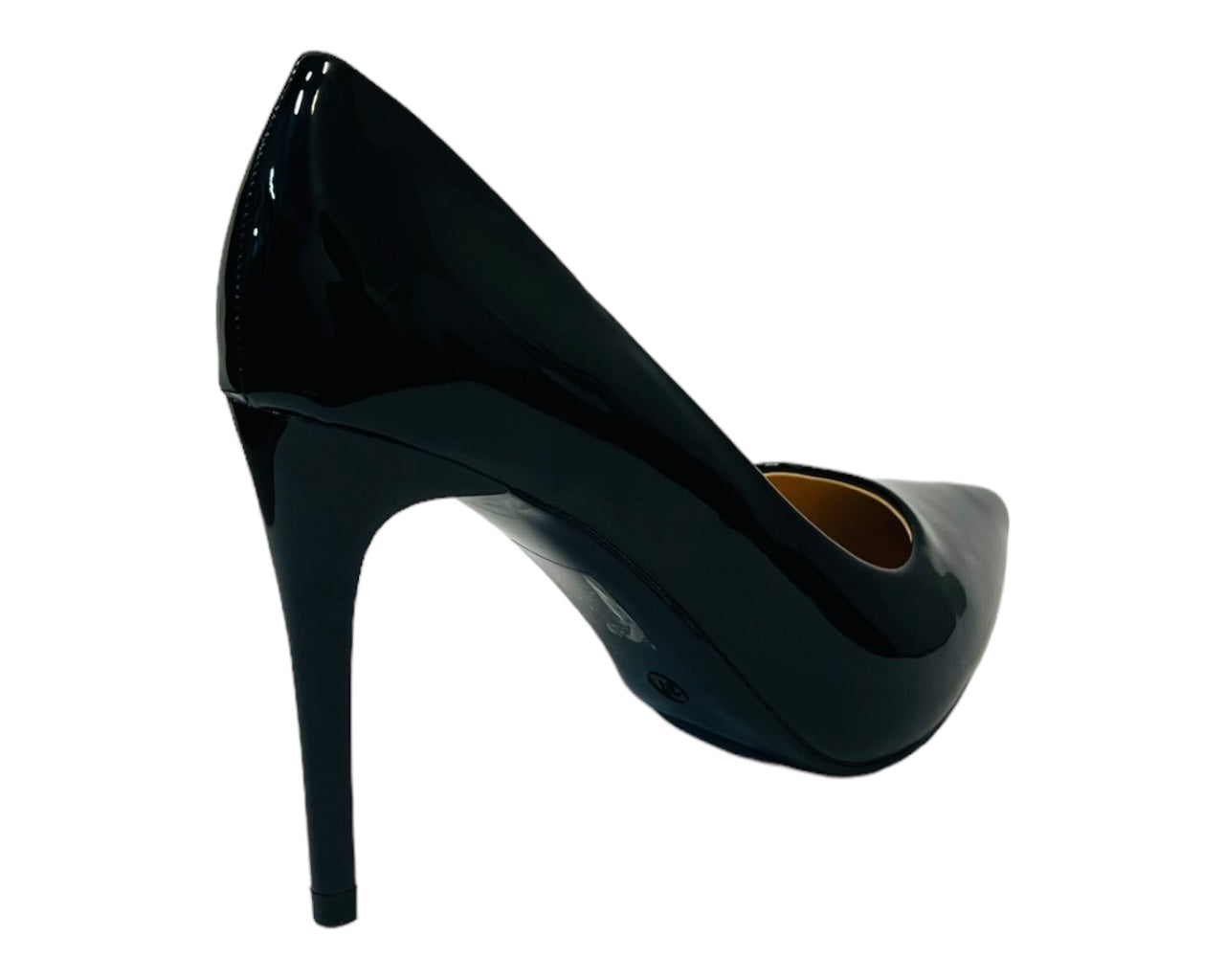 Women's Stylish Faux Patent Leather Stiletto Classy High Heel Court Shoes