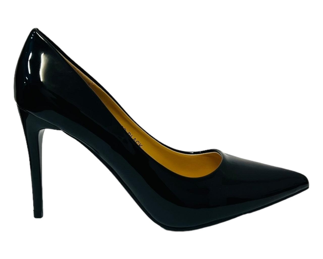 Women's Stylish Faux Patent Leather Stiletto Classy High Heel Court Shoes