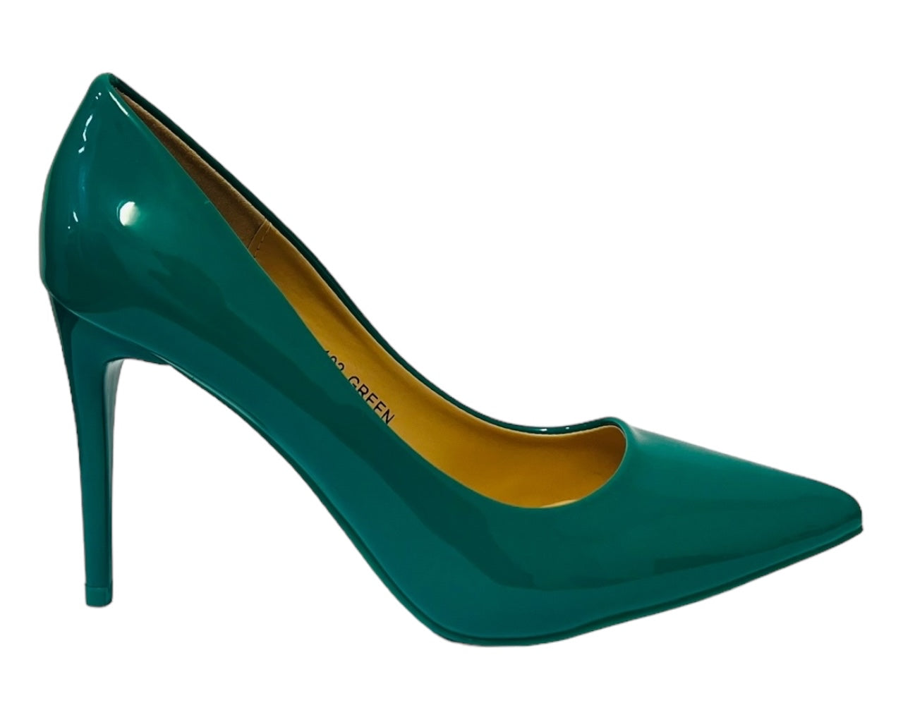 Women's Stylish Faux Patent Leather Stiletto Classy High Heel Court Shoes
