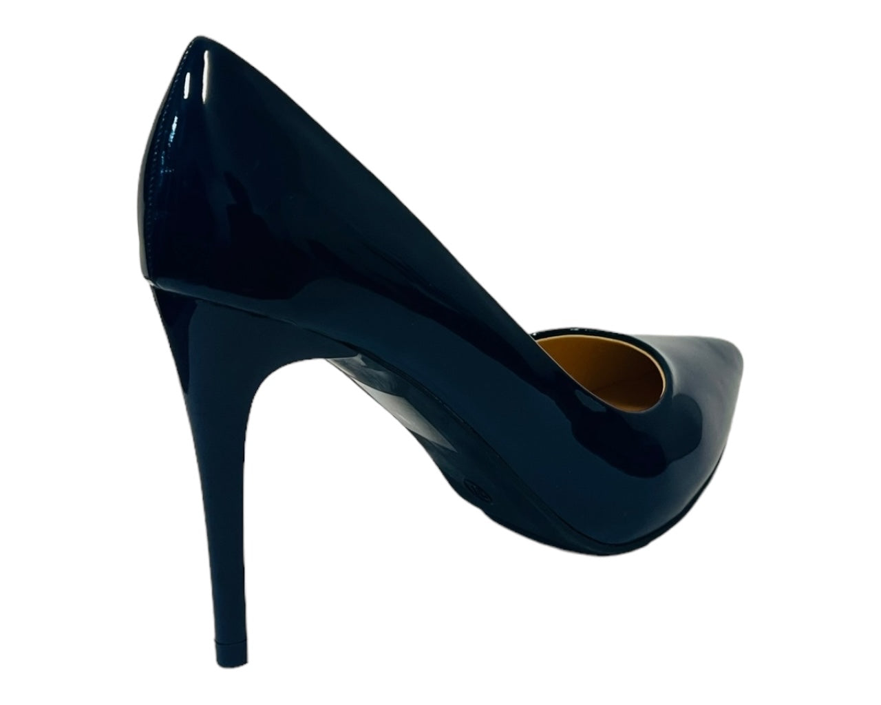 Women's Stylish Faux Patent Leather Stiletto Classy High Heel Court Shoes