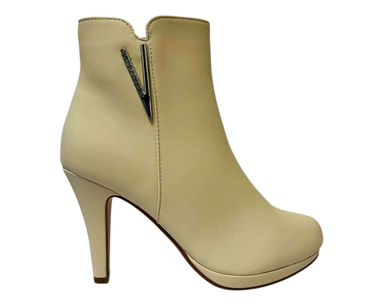 Women's Faux Leather Round Toe Ankle Boots