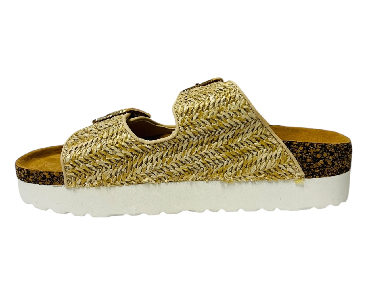 Buckle Strap Flatform Sandals