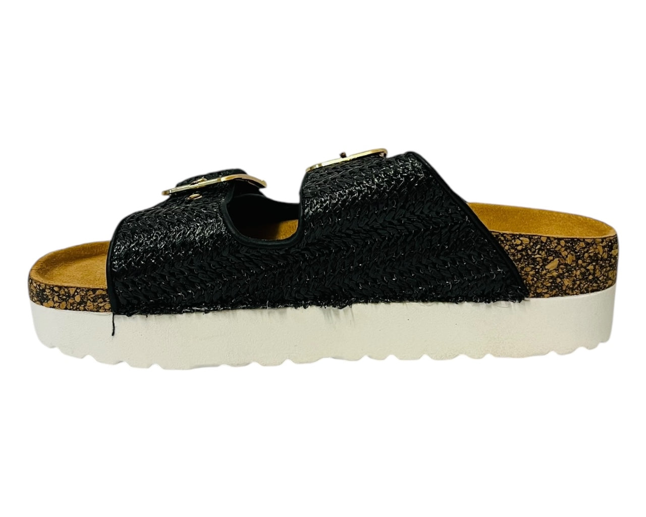 Buckle Strap Flatform Sandals