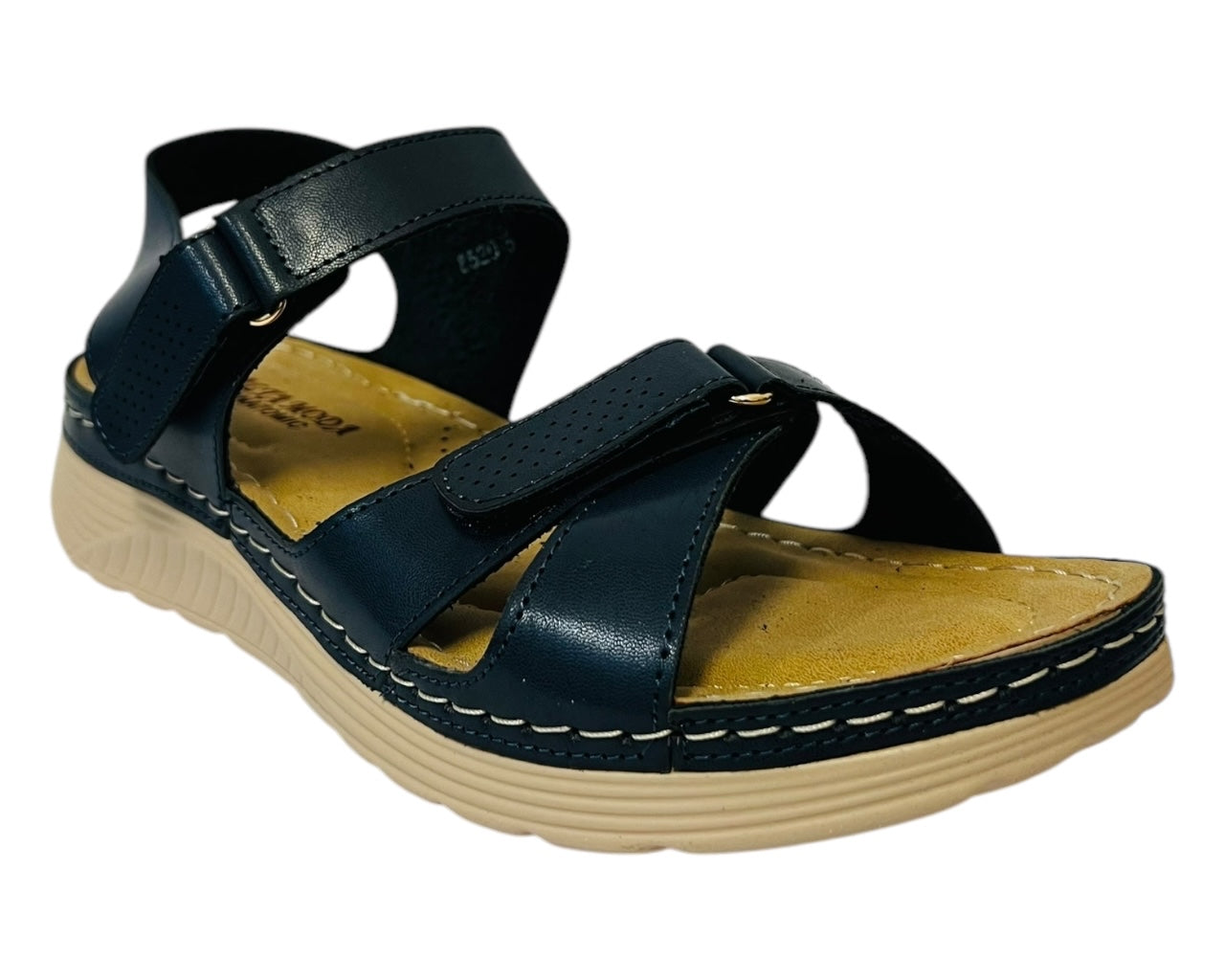 Women's Faux Leather Lightweight Padded Sandals