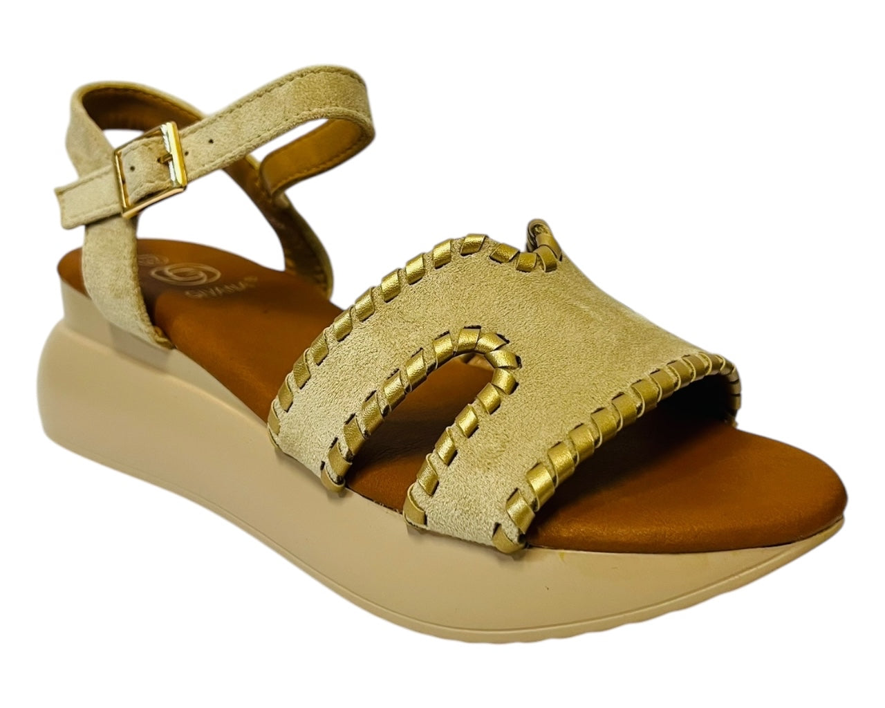 Women's Lightweight Ankle Strap Padded Wedge Sandals