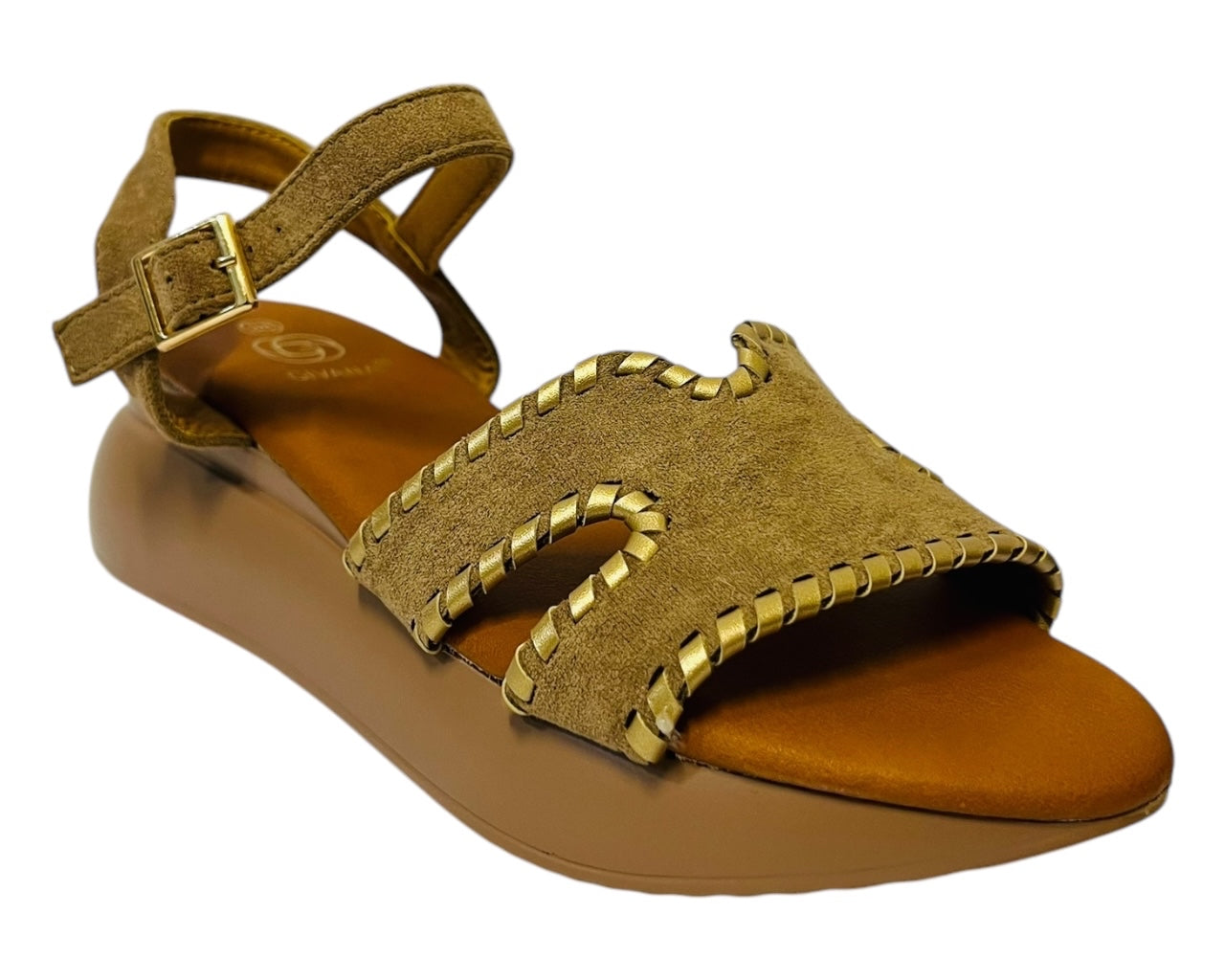 Women's Lightweight Ankle Strap Padded Wedge Sandals