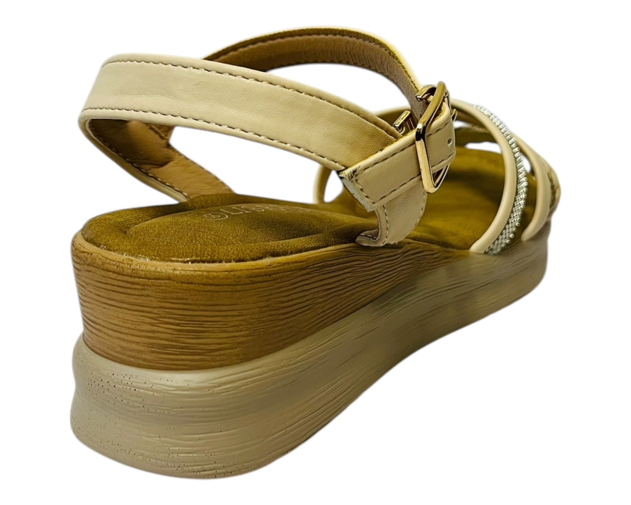 Women's Light Weight  Ankle Strap Padded Wedge Sandals