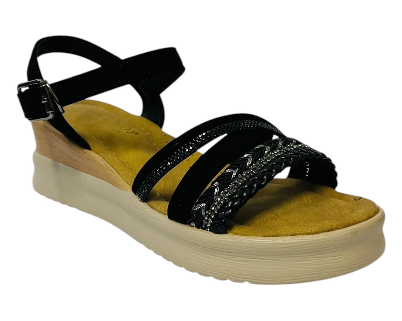 Women's Light Weight  Ankle Strap Padded Wedge Sandals