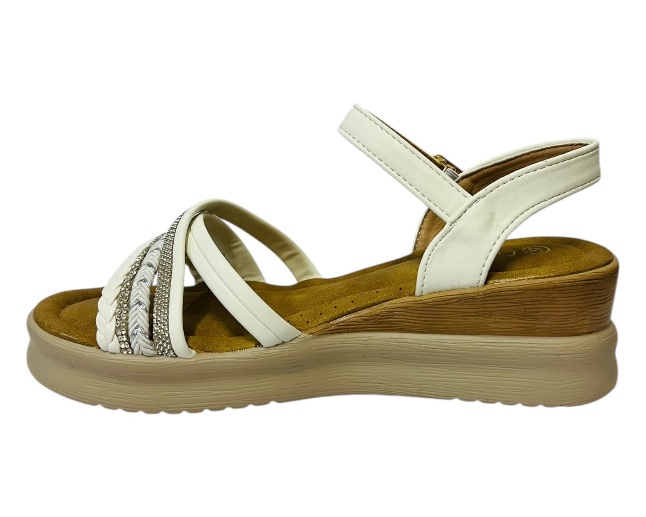 Women's Light Weight  Ankle Strap Padded Wedge Sandals