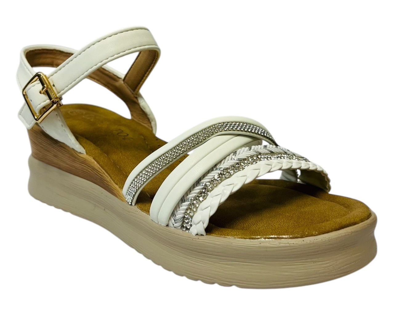 Women's Light Weight  Ankle Strap Padded Wedge Sandals
