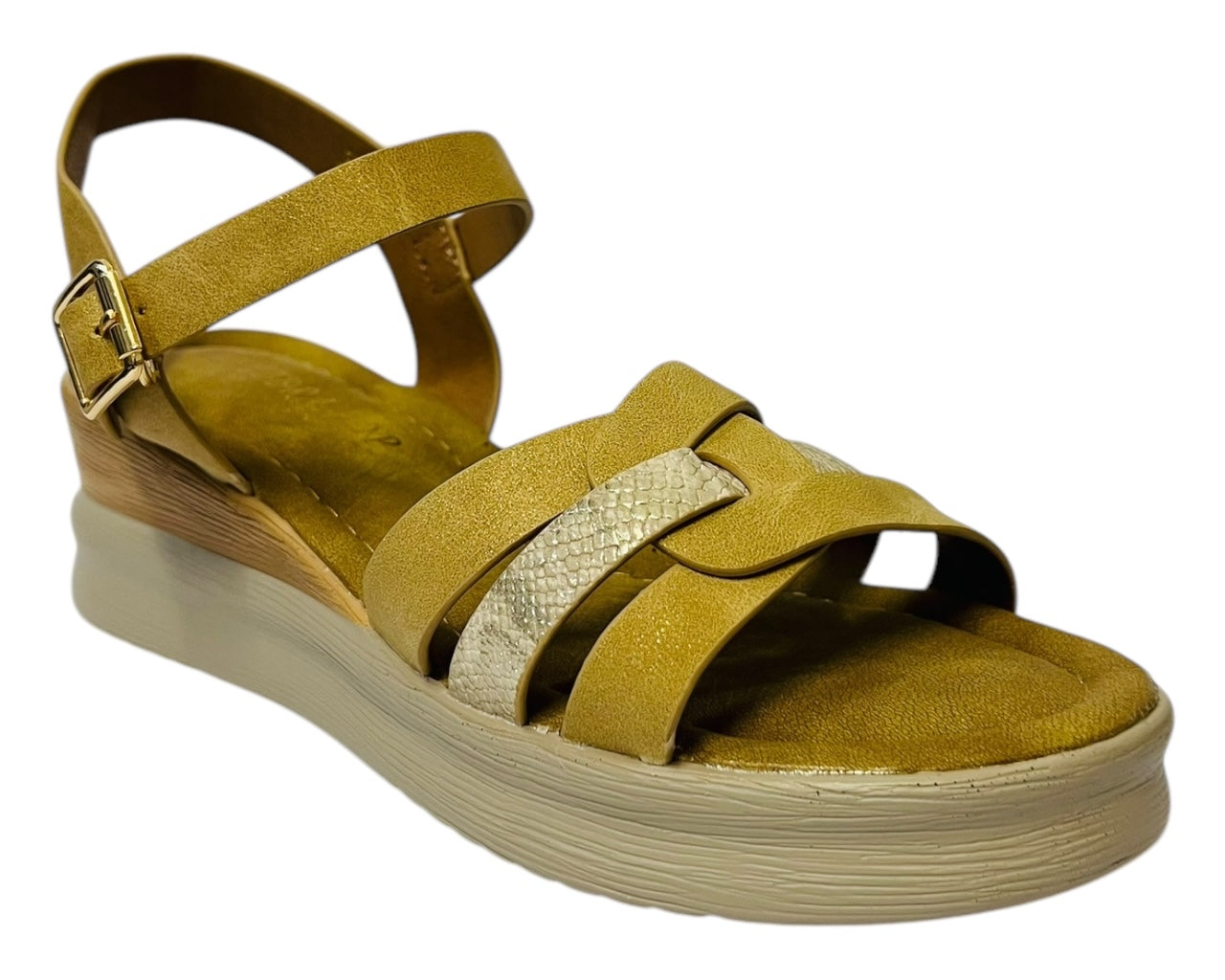 Women's Light Weight  Ankle Strap Padded Wedge Sandals