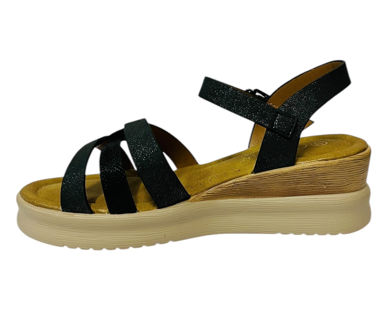 Women's Light Weight  Ankle Strap Padded Wedge Sandals