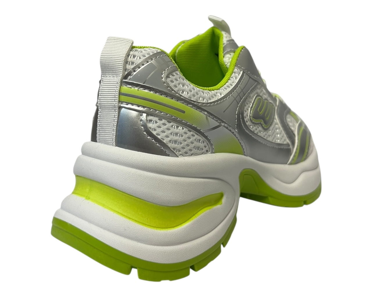 Women's Chunky Sole Mesh Lace Up Sports Trainers