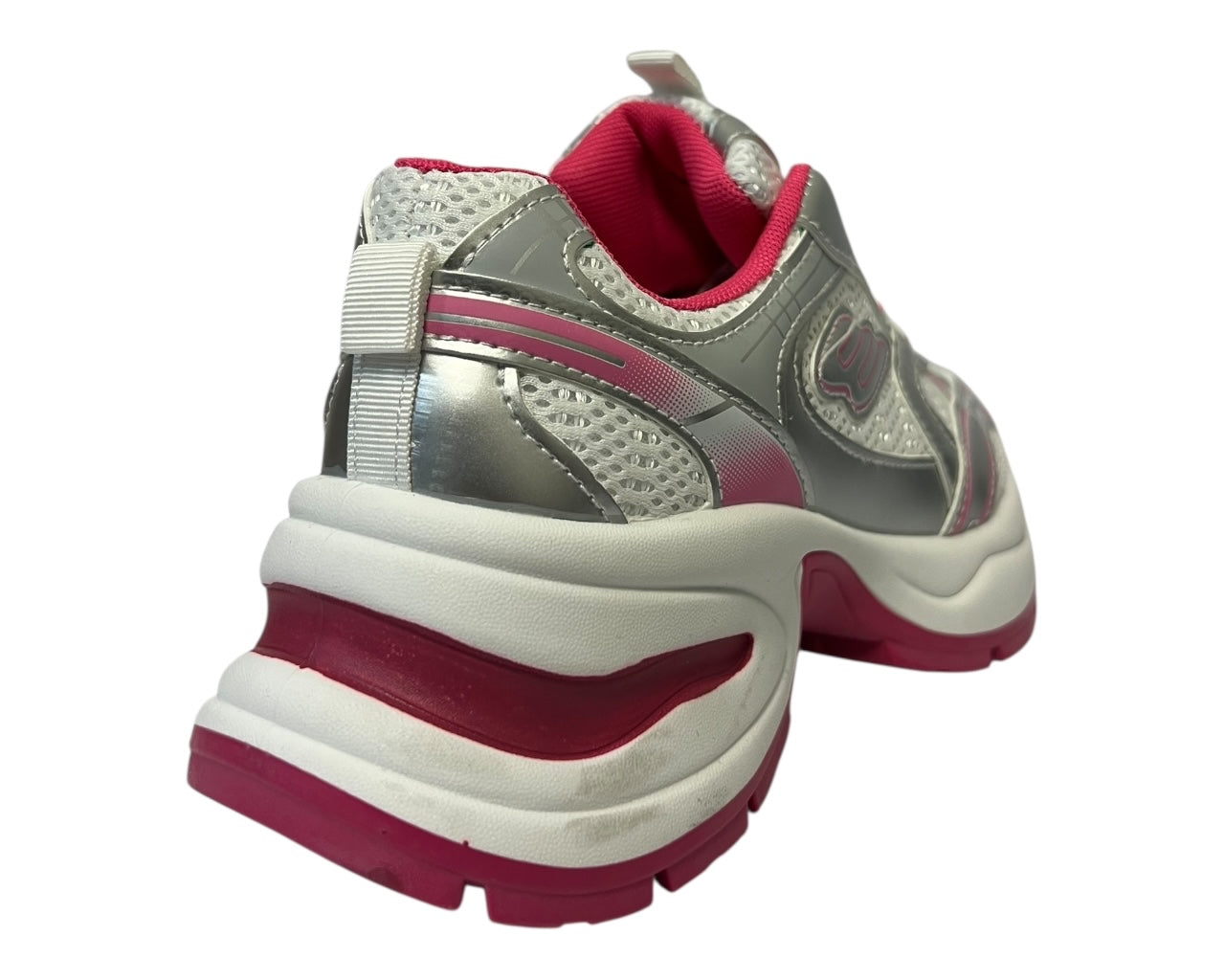 Women's Chunky Sole Mesh Lace Up Sports Trainers