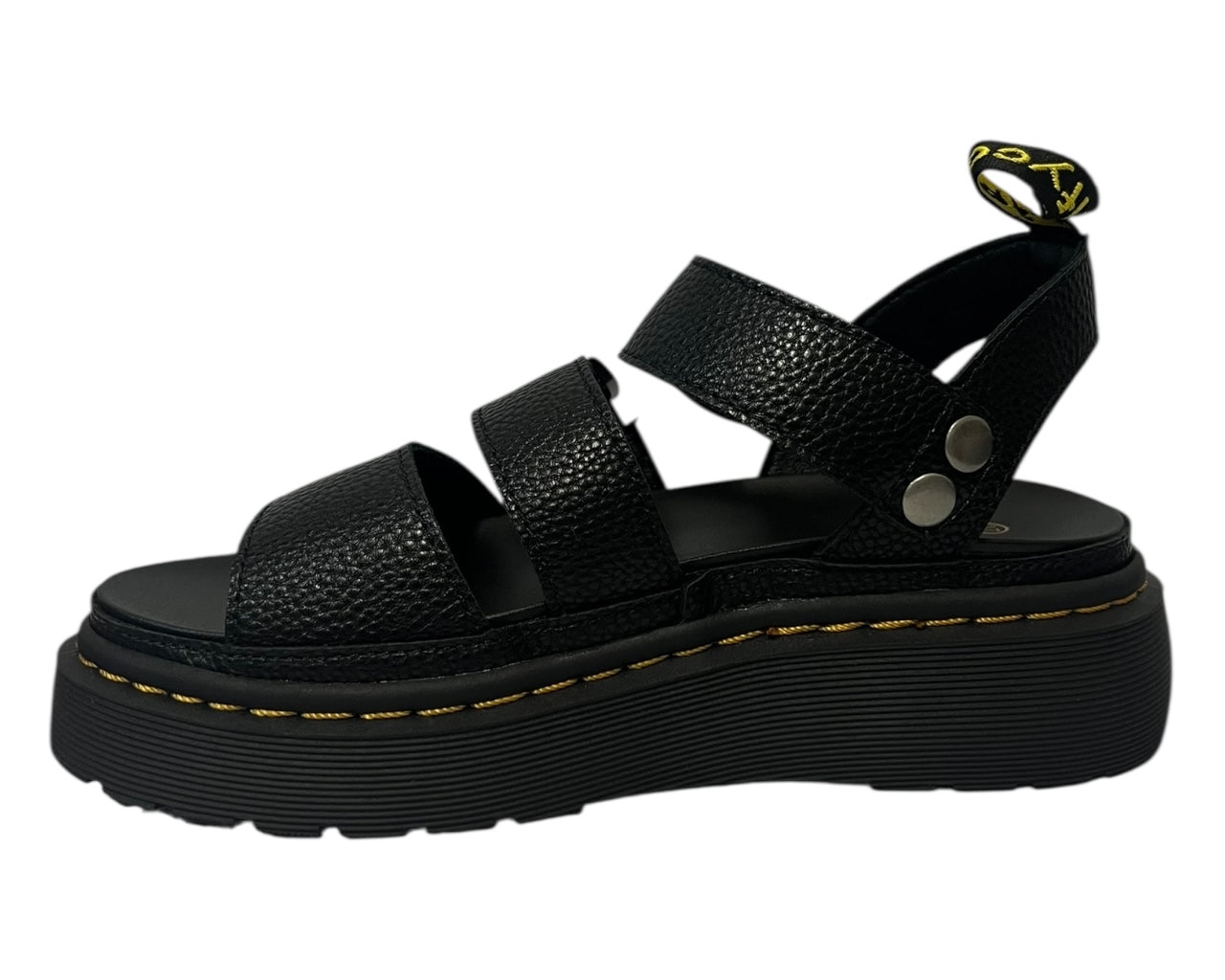 Ankle Strap Platform Gladiator Sandals Black