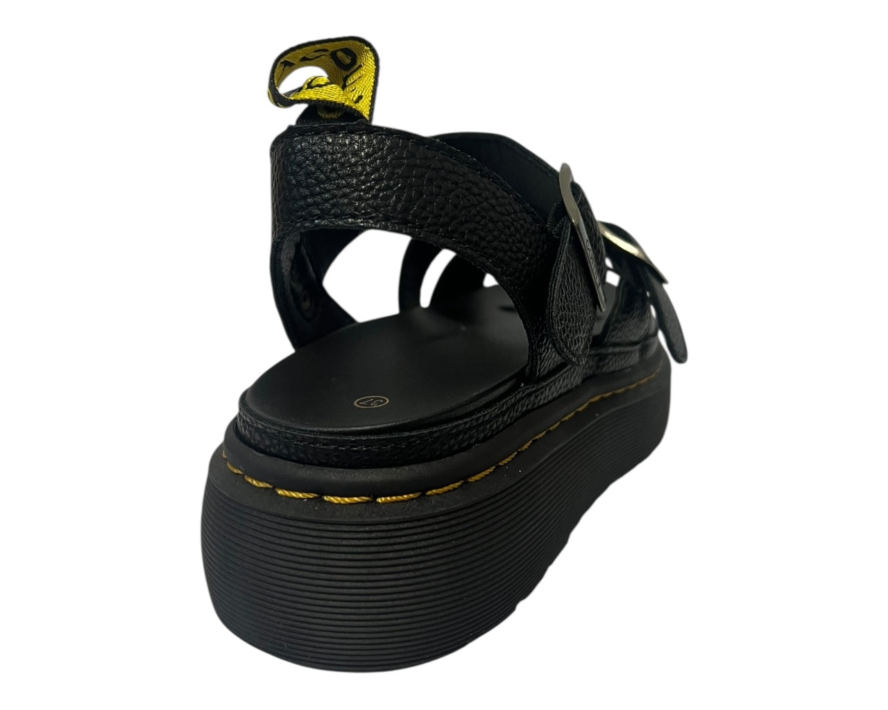 Ankle Strap Platform Gladiator Sandals Black